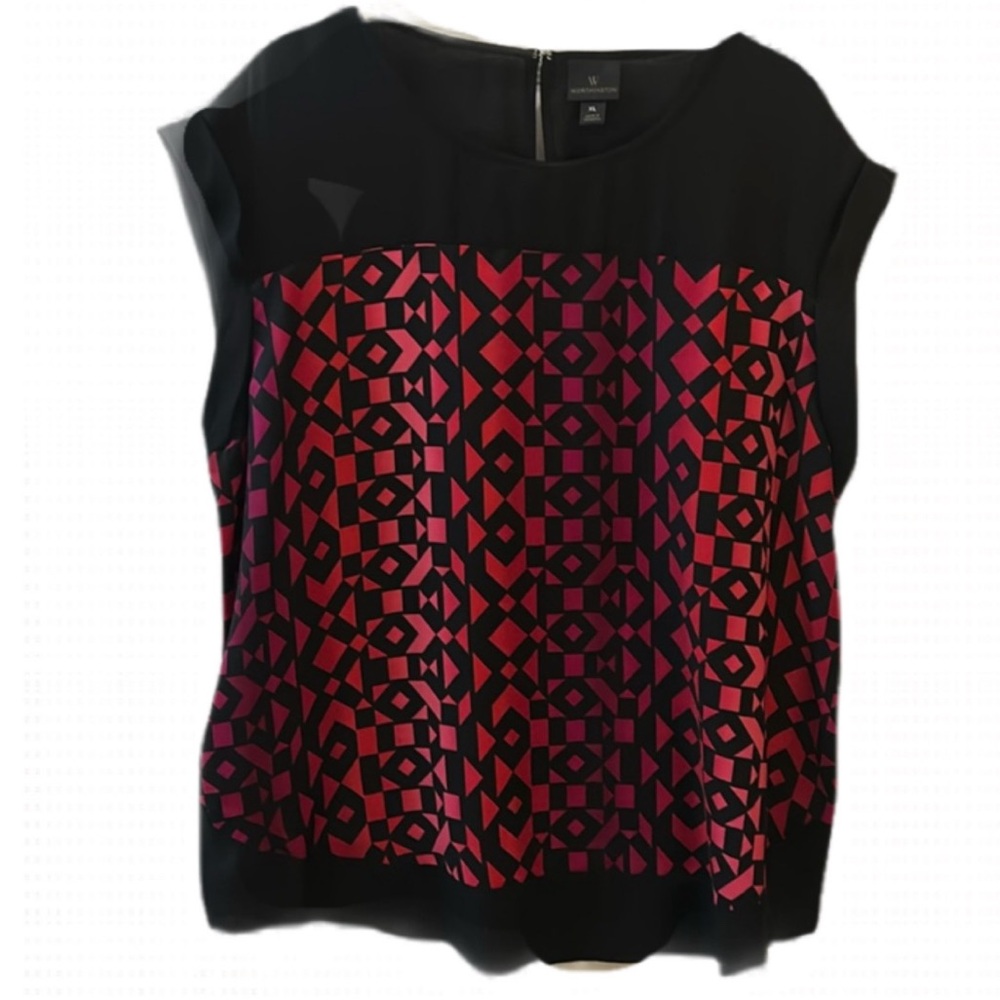 Worthington cap sleeve blouse - 725